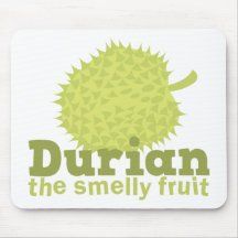 Durian den stinka frukten mus mattor