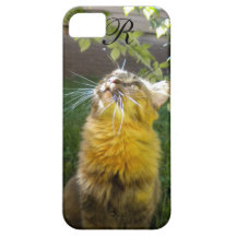 Dyrbart fodral för kattungeMonogramiPhone 5 iPhone 5 Fodraler