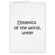 Dyslexics Untie! kort