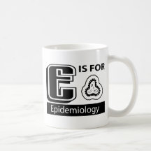 E är för Epidemiology Kaffe Koppar