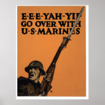 E-E-E-YAH-YIP U.S.-flottor Print