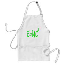 E = MC 2 (grönt) Förkläden