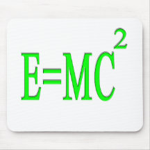 E=MC 2 (grönt) Mus Matta