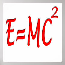 E = (röda) MC2, Print