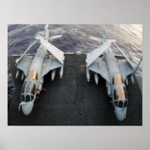 EA--6Bperson som stryker omkring Affisch