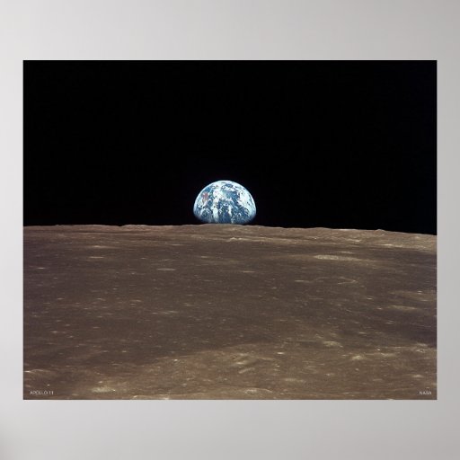 Earthrise - Apollo 11 Affischer
