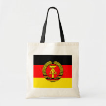 East Germany högkvalitativ flagga Tote Bags