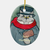 EbeMeowzer Scrooge från en julsång Juldekoration