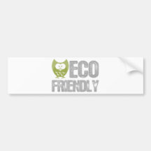 Eco vänlig design! Ekologiprodukt! Bildekal