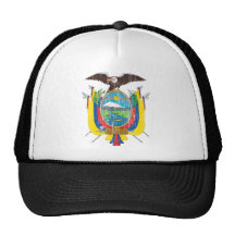 Ecuador vapensköld baseball hat