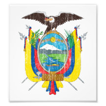 Ecuador vapensköld fototryck