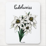 Edelweiss blommor musmattor