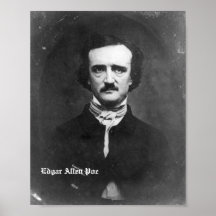 Edgar Allen Poe affisch 10 x 7,5