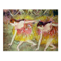 Edgar Degas - balettdansörer Vykort