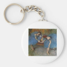 Edgar Degas - dansare för rödhåriget för tutuen fö Nyckel Ring
