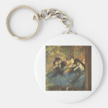 Edgar Degas - dansare i Tutu för blåttbalettBaller Nyckel Ring