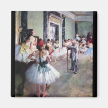 Edgar Degas - dansen klassificerar Kylskåpsnagnet