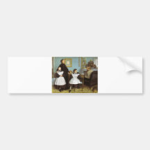 Edgar Degas - den Bellelli familjen Bildekal