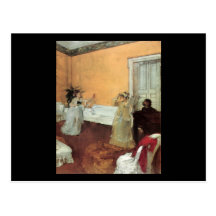 Edgar Degas duett Vykort