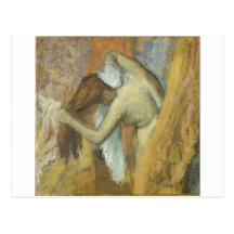 Edgar Degas - hår 1900-05 för kvinna@ Toilette fåf Vykort