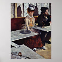 Edgar Degas - LAbsinthe Affischer