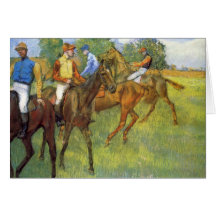 Edgar Degas - väg ut Hälsnings Kort