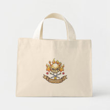 Edgy Knitter Tote Bags