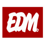 EDM-brev Vykort