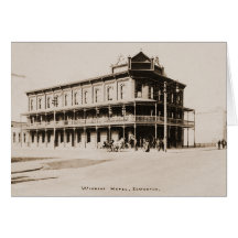 Edmonton Alberta, Kanada Windsor hotell Hälsningskort