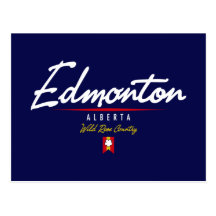 Edmonton skrivar vykort