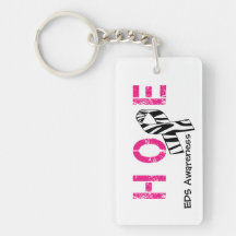 Eds-hoppmedvetenhet Keychains Nyckelringar