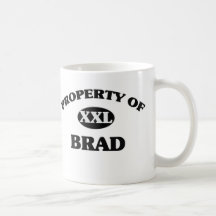 Egendom av BRAD Mugg