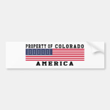 Egendom av Colorado Bildekaler