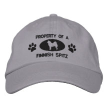 Egendom av en finlandssvensk Spitz broderad hatt