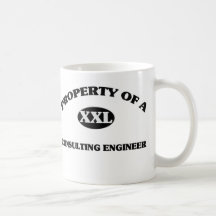 Egendom av en KONSULTERANDE INGENJÖR Kaffe Kopp
