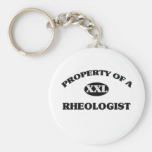 Egendom av en RHEOLOGIST Nyckelringar