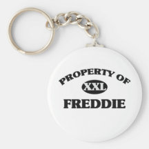 Egendom av FREDDIE Nyckelring