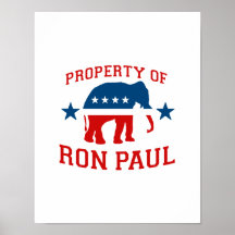 EGENDOM AV RON PAUL POSTERS