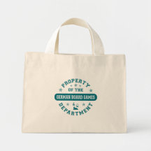 Egendomen av tysken stiger ombord lekavdelning tote bag