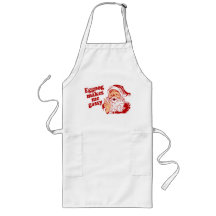 Eggnog gör Santa gas- Förkläde
