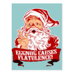Eggnog orsakar Flatulence Vykort