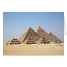 Egypten-Gizahpyramider Hälsnings Kort