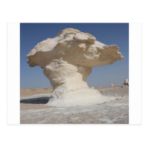 Egypten vitöknen "champinjonen ", vykort