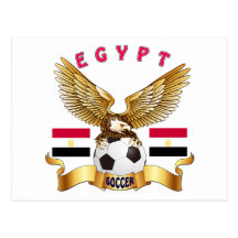 Egyptenfotbolldesigner Vykort
