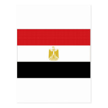 Egyptenmedborgareflagga Vykort
