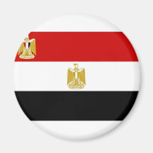 Egyptenpresidentflagga Magneter För Kylskåp