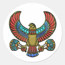 Egyptisk falk klistermärken