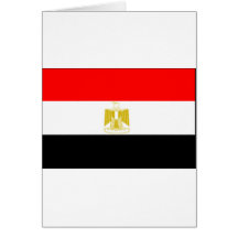 egyptisk flagga kort