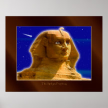 EGYPTISKT SPHYNX-konsttryck Print