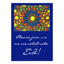 Eid firandeinbjudan - traditionell design